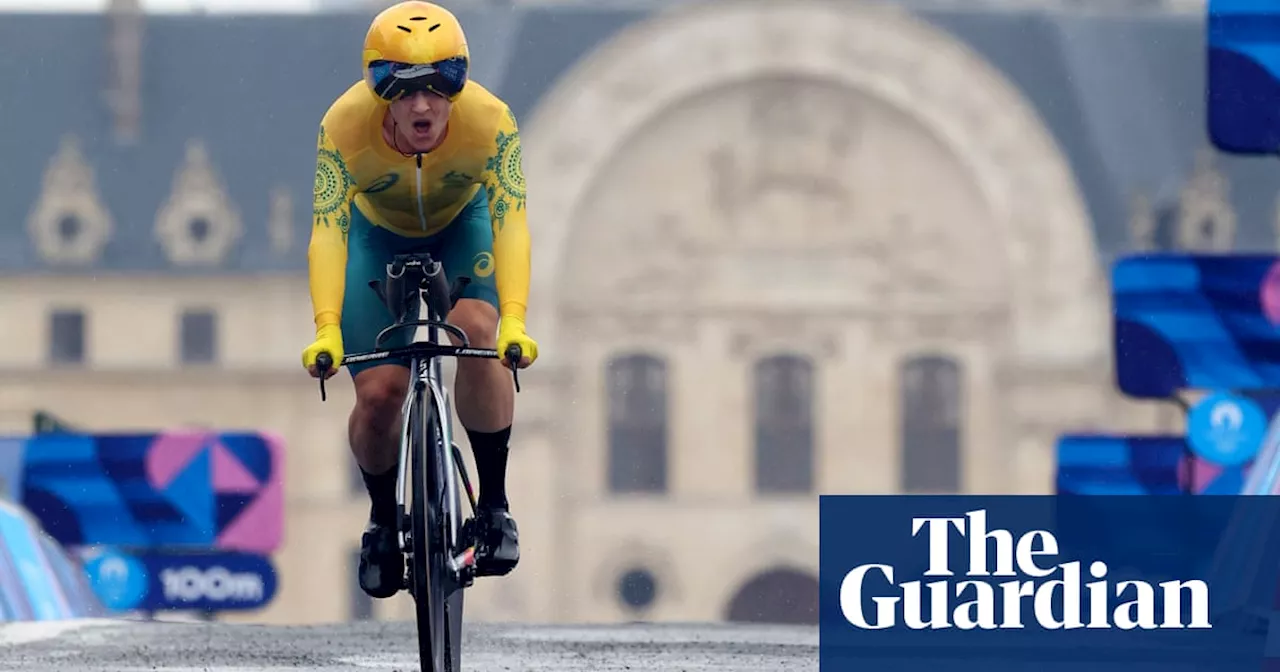 Cyclist Grace Brown defies the wet to deliver Australia’s first gold of Paris Olympics