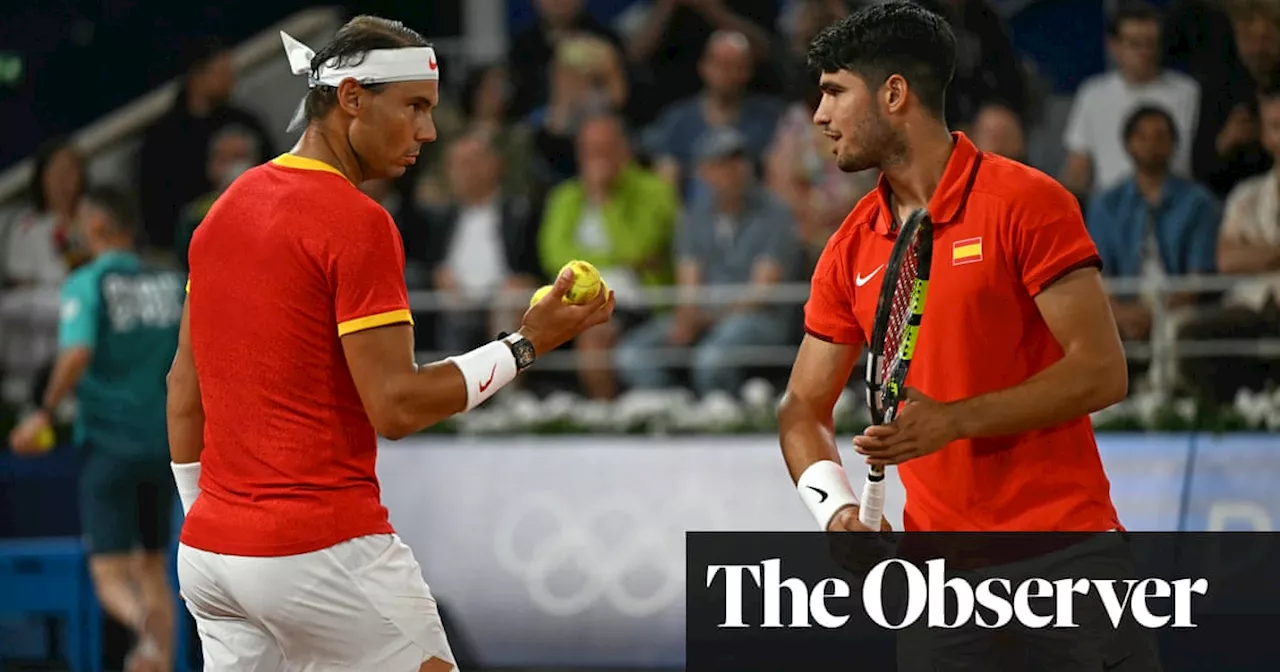 Spain’s dream team of Alcaraz and Nadal dig deep to advance in Olympic doubles