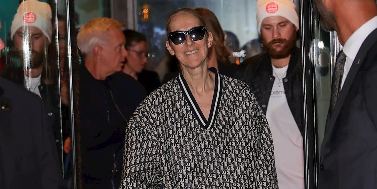 Celine Dion Co-Signs The Logomania Trend in a Dior Tracksuit