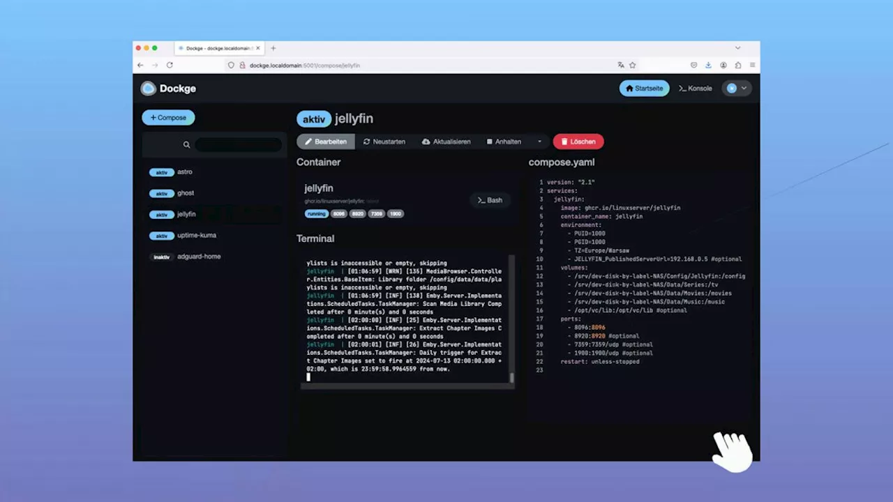 Dockge vorgestellt: Weboberfläche für Docker Compose