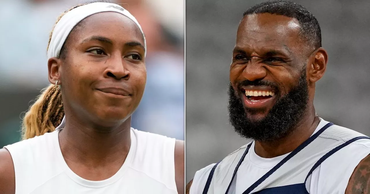 Coco Gauff's TikTok Video With Fellow Team USA Flag Bearer LeBron James Is Gold