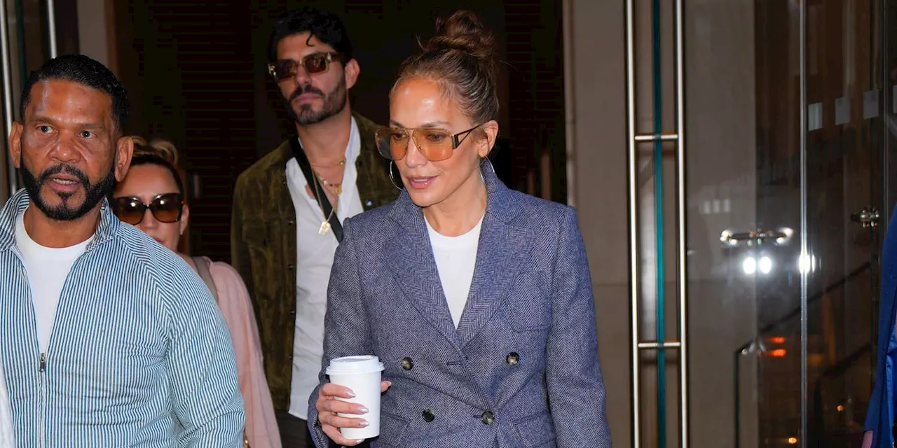 Jennifer Lopez Wore This Gen Z Fashion Trend With Two Different Looks in NYC