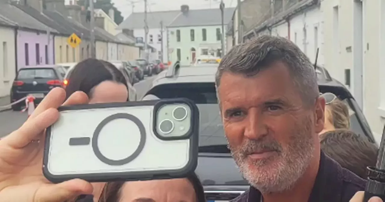 Roy Keane stuns locals as he turns up in Irish town and debunks selfie myth