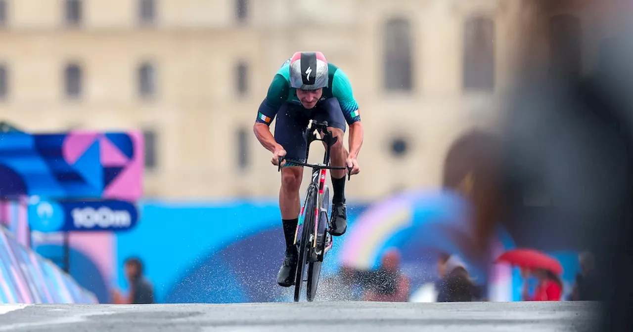 ‘I’ve got hypothermia’: Ryan Mullen finishes 12th in treacherous Olympic time trial