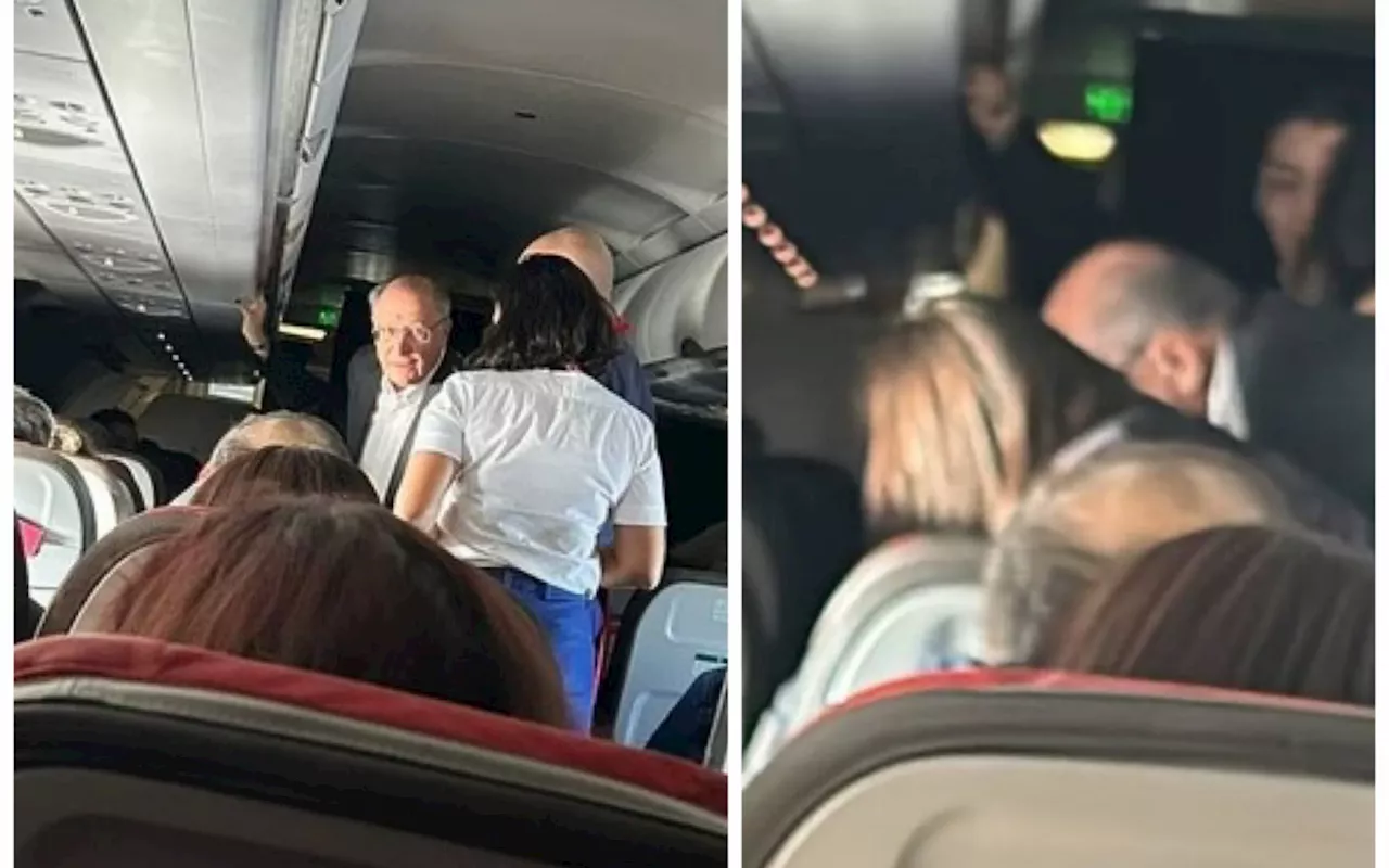 Geraldo Alckmin socorre mulher que passa mal em voo de Brasília a São Paulo