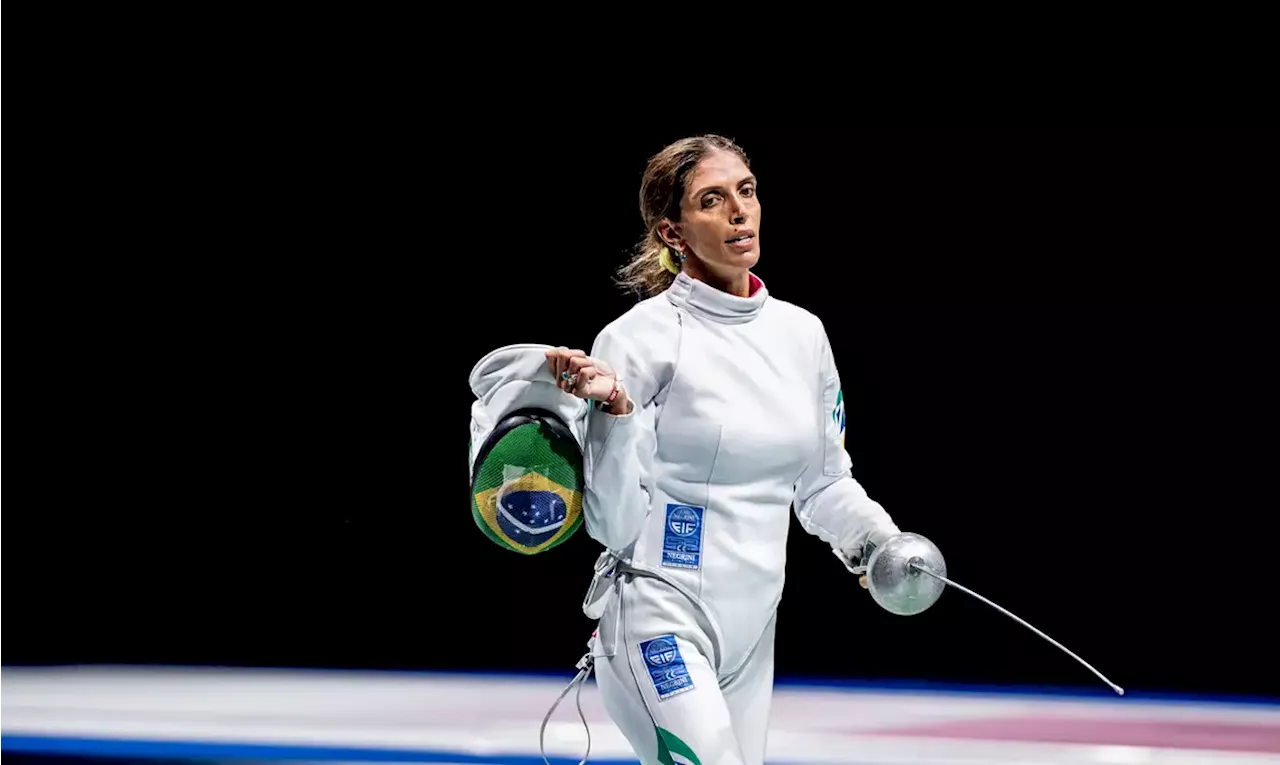 Nathalie Moellhausen continua luta após se sentir mal, mas dá adeus aos Jogos de Paris