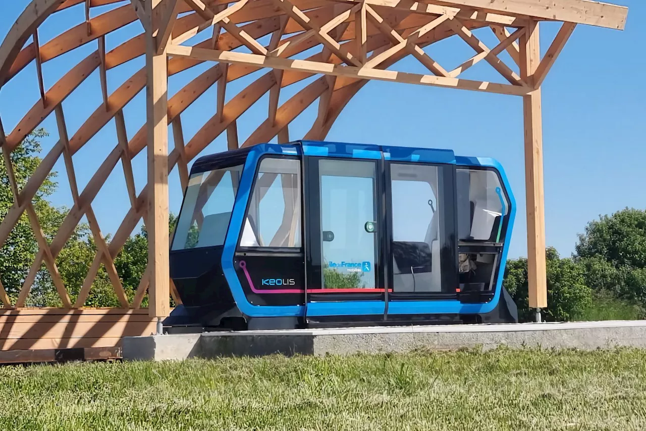 Urbanloop : pour les JO, des capsules autonomes propulsées par IA à Saint-Quentin-en-Yvelines