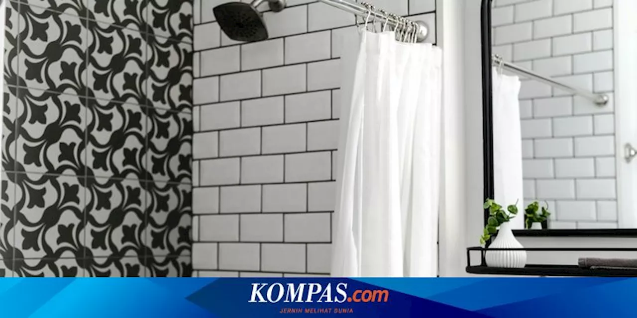 Cara Mencuci Tirai Kamar Mandi agar Bebas Lumut dan Jamur