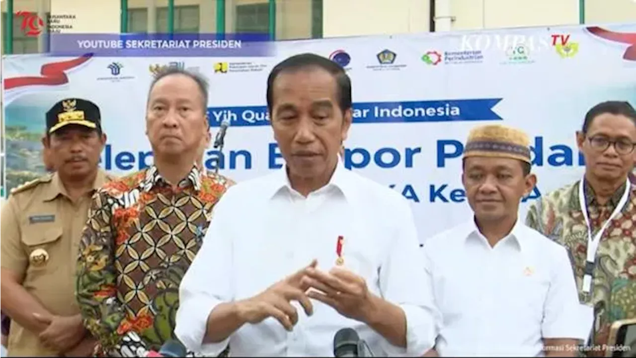 Jokowi Mengaku Tidak Dorong Ormas Keagamaan Ajukan Konsesi Tambang: Kalau Minat Regulasi Sudah Ada