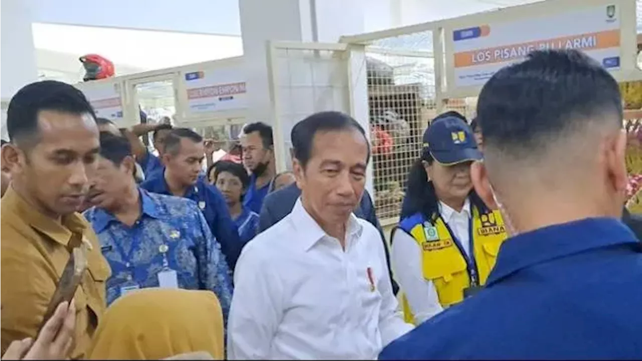 Jokowi Resmikan Pasar Jongke Solo, Begini Komentar Para Pedagang Pasar