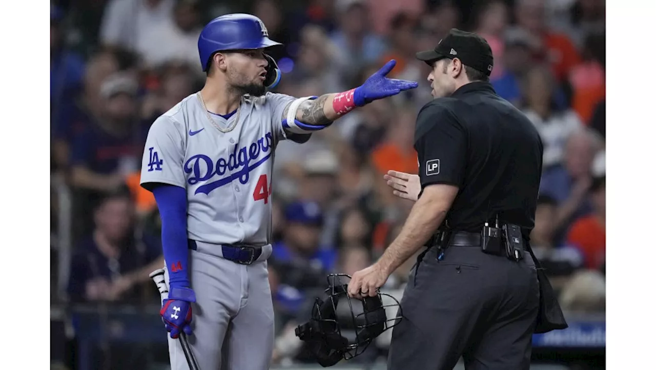 Dodgers’ depleted lineup gets shut out in loss to Astros