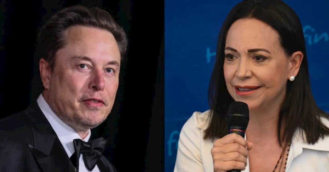 Elon Musk envía mensaje de apoyo a María Corina Machado