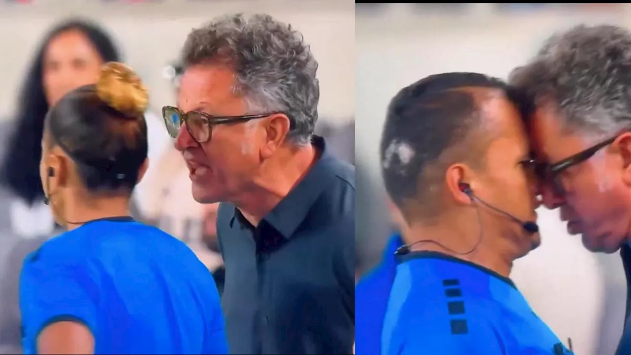 Leagues Cup 2024: Juan Carlos Osorio le grita a una árbitra y cabecea a otro (Video)