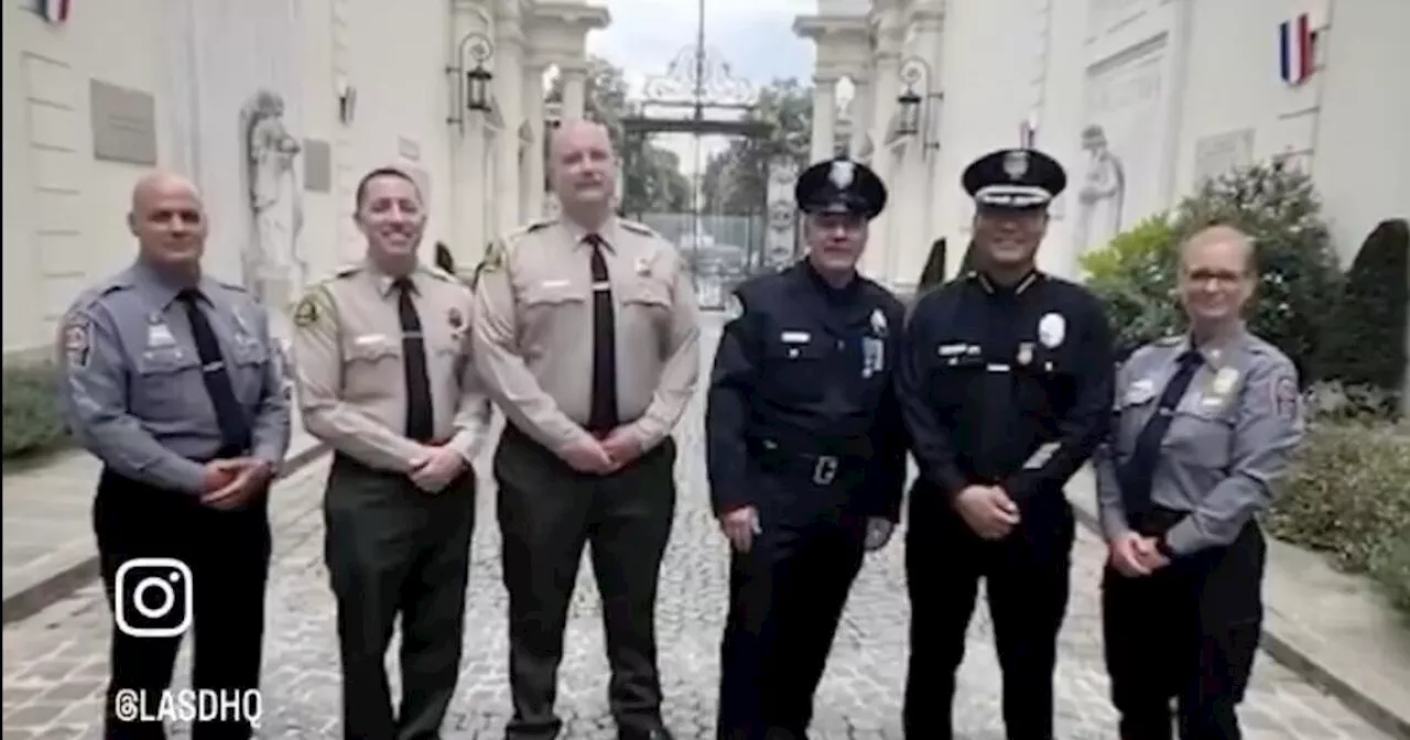 Los Angeles County Sheriff's Department sends law enforcement team to Paris Olympics