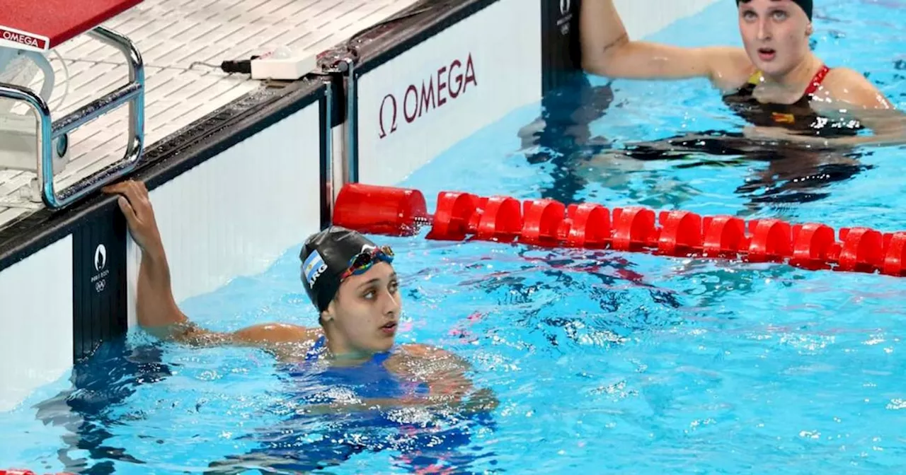 La pequeña Agostina Hein cumplió una buena labor en su debut olímpico