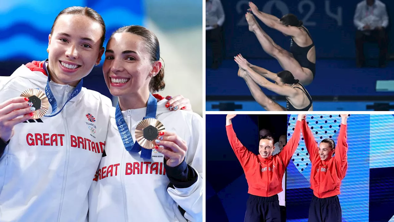 Team GB wins first medal at Paris 2024 Olympics in women's synchronised diving