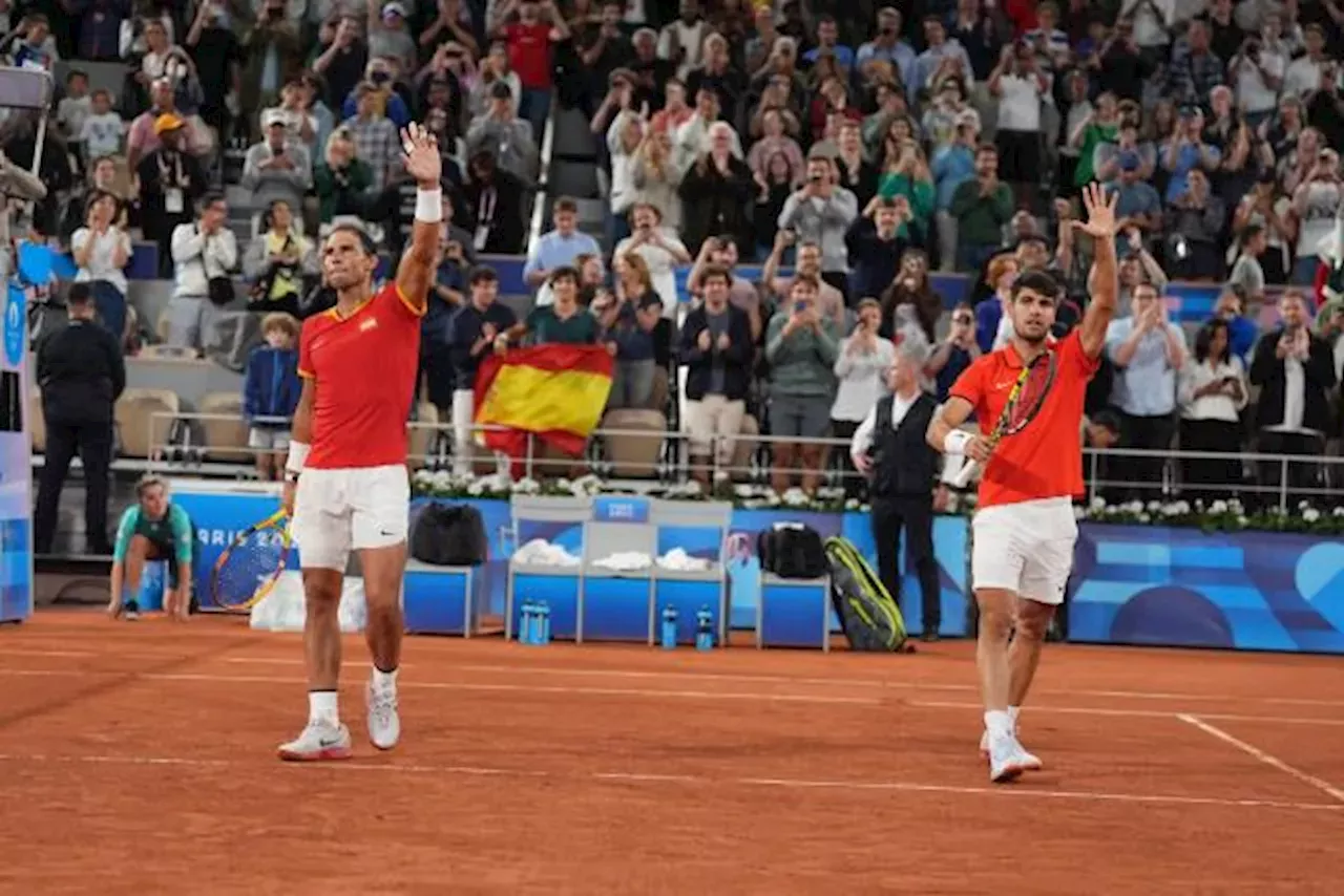 Carlos Alcaraz et Rafael Nadal réussissent leurs débuts en double aux ...