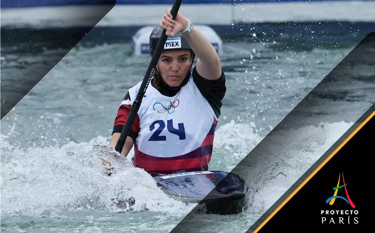 Sofía Reinoso no alcanzó las Semifinales en canotaje slalom en su debut en París