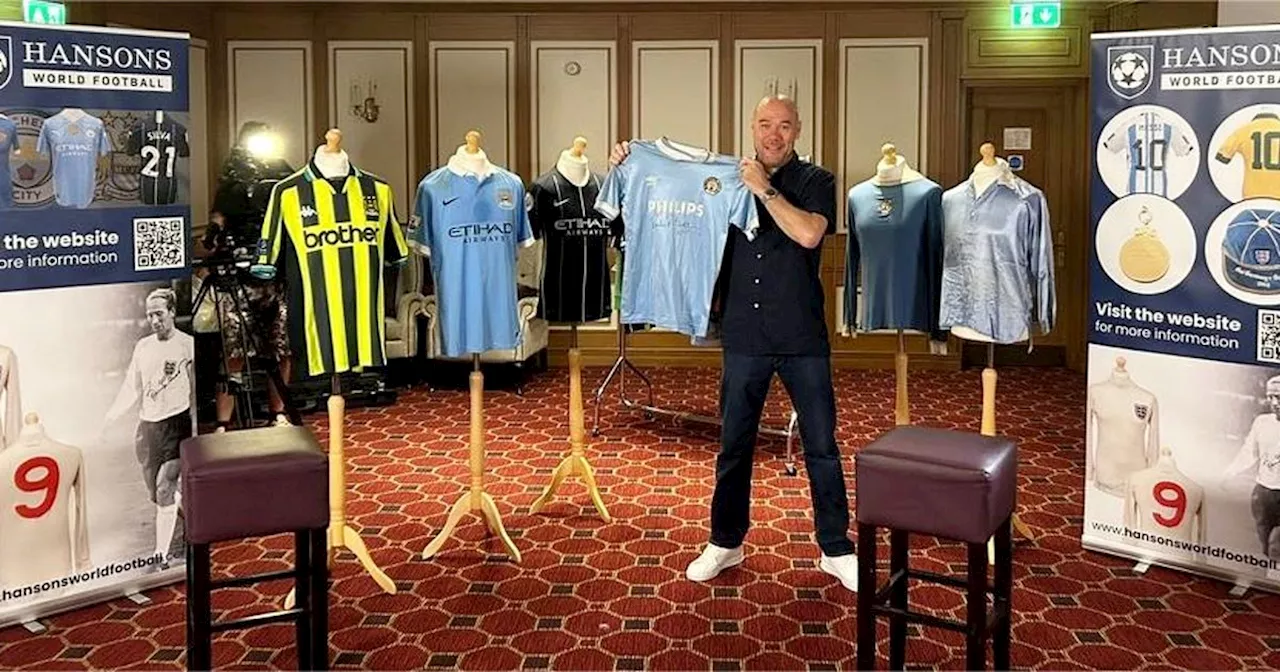 Amazing Man City shirt collection gets eyewatering valuation