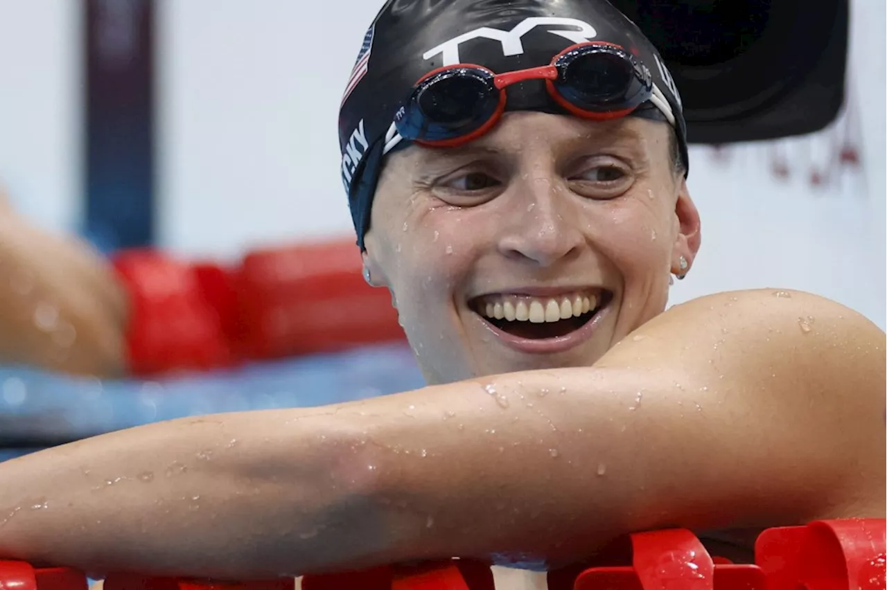 Summer Olympics: Katie Ledecky wins first heat, to compete for first gold medal Saturday afternoon