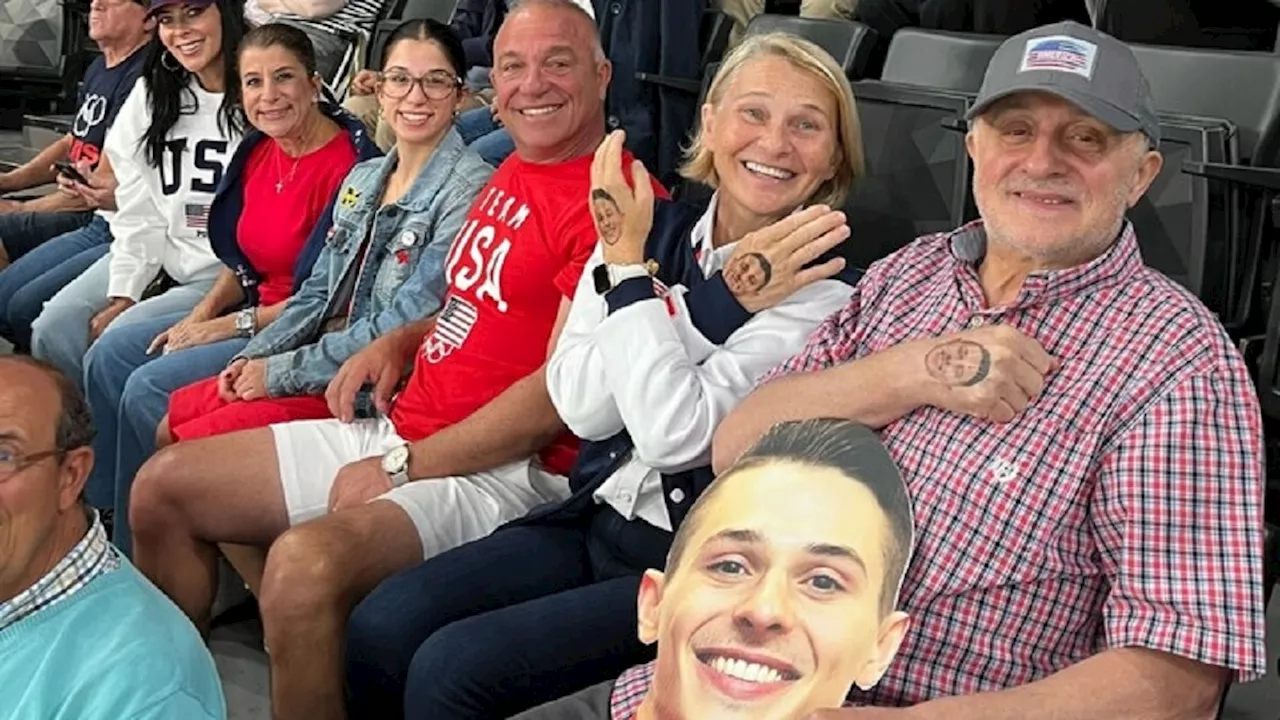 Tattoos, signs and more: Paul Juda's family are the ultimate superfans at the 2024 Olympics