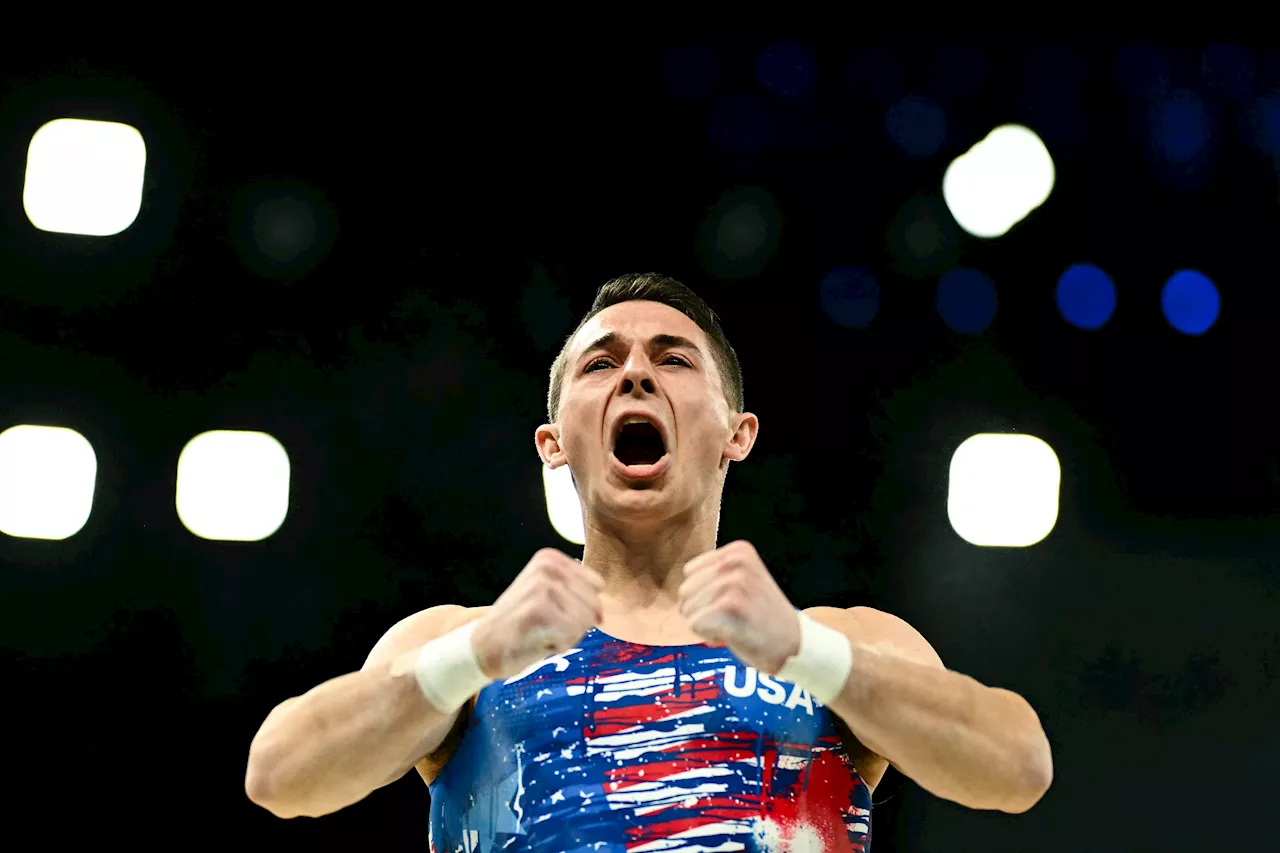 WATCH: Paul Juda has the best reaction to nailing pommel routine