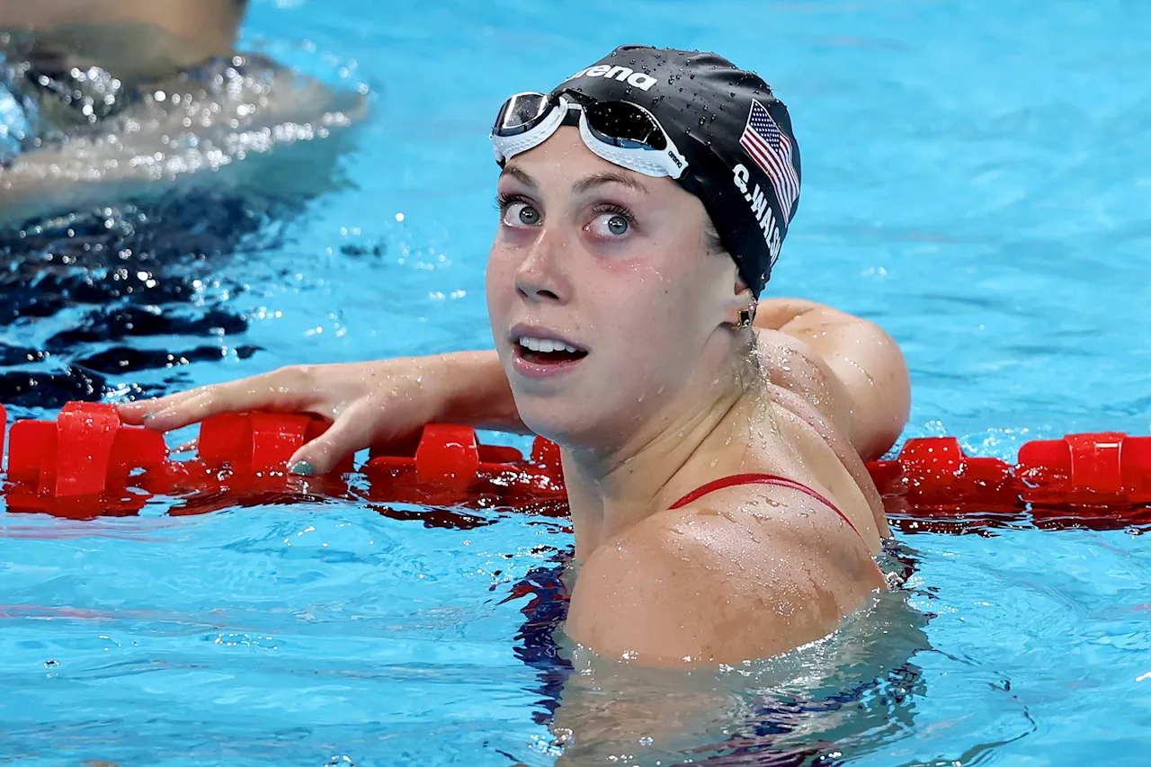 Gretchen Walsh sets Olympic record in women's 100m butterfly semifinal