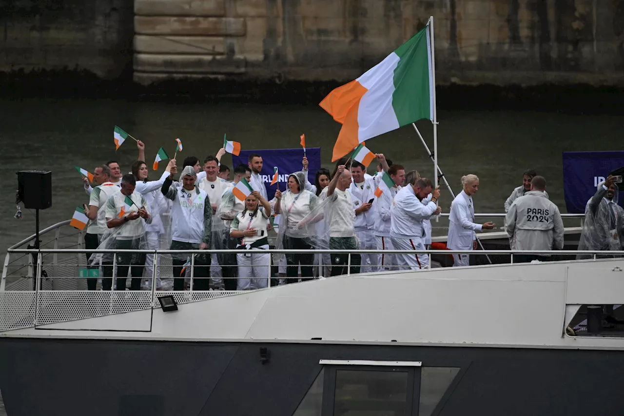 In Pictures: Team Ireland welcomed on the Seine at Olympics opening