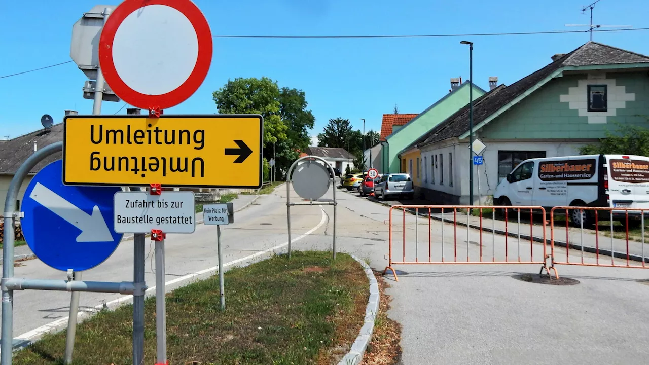 Straße mit Loch-Gefahr: Sanierungskonzept noch in Arbeit