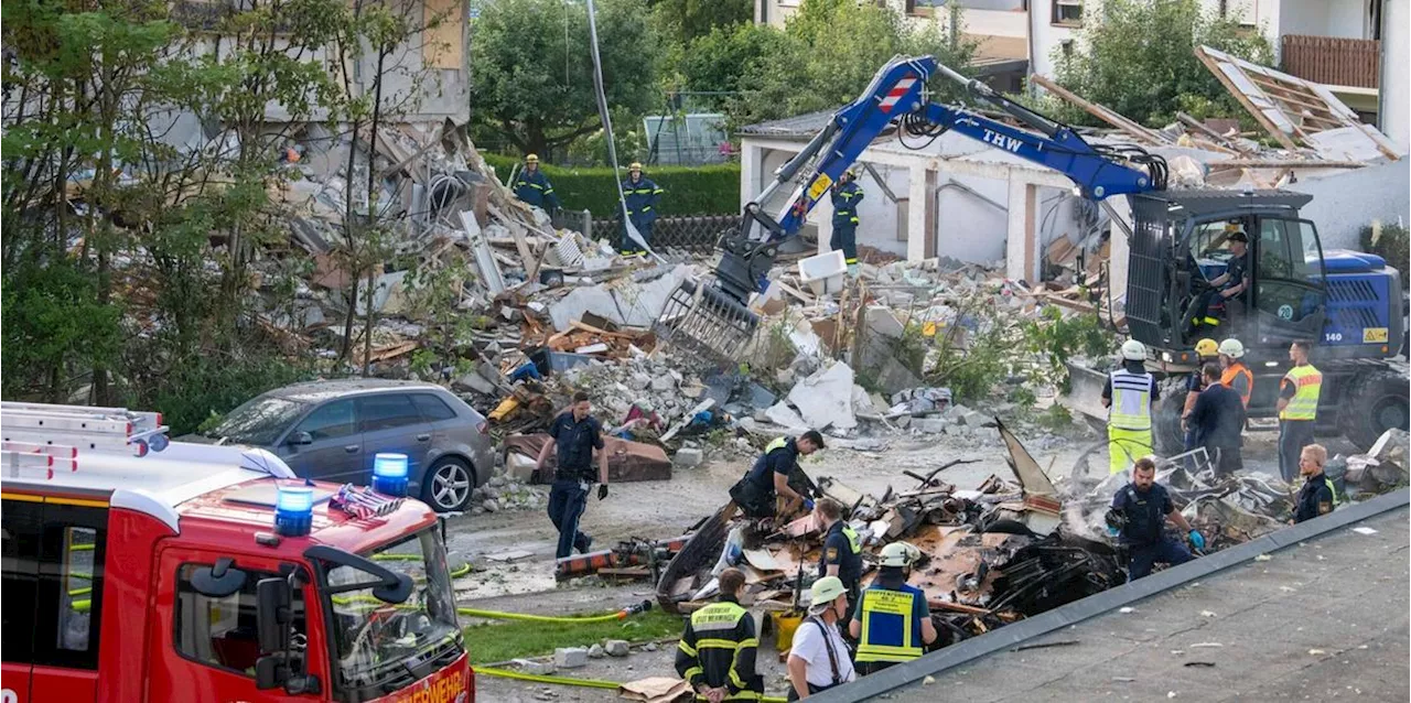 Gewaltige Explosion in bayerischem Wohnhaus: Polizei vermutet