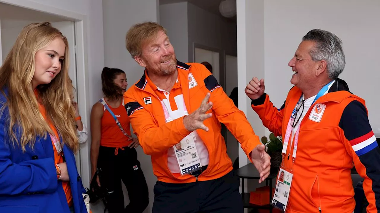 Hockeyers staan voor tegen Zuid-Afrika, koning kijkt toe • Mannen dubbel-vier naar finale