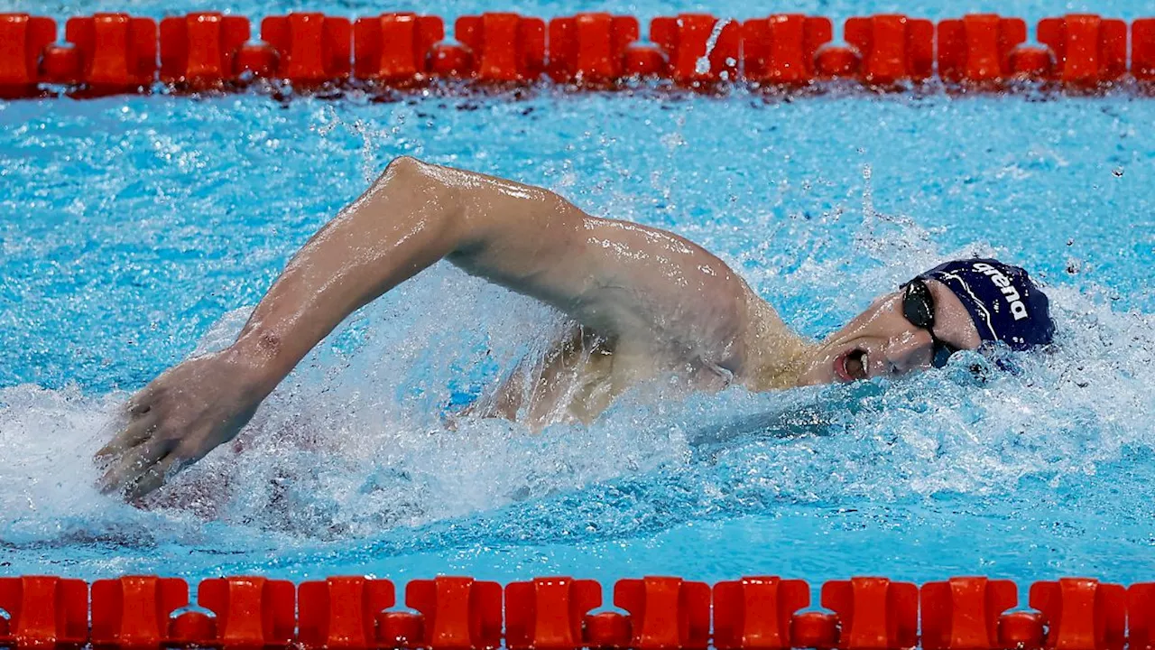 Olympischer Siegfluch gebrochen: Schwimmer Lukas Märtens holt erste deutsche Goldmedaille in Paris