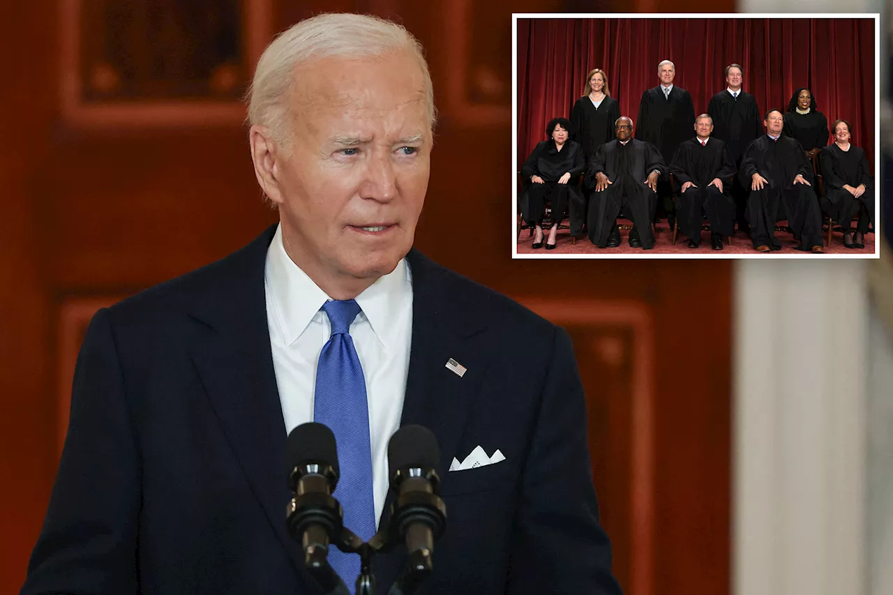 Biden to unveil plans for reforming the Supreme Court next week: report 