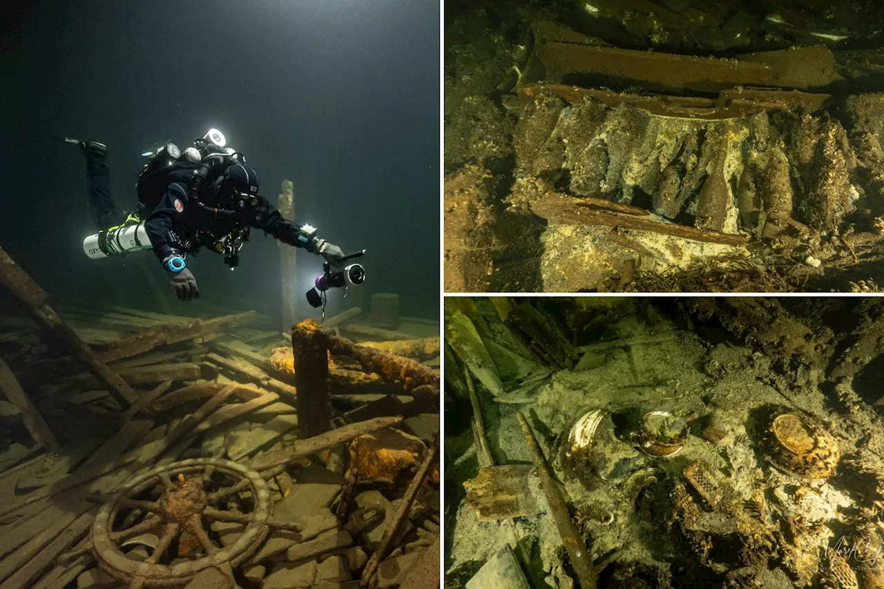 Bubbly discovery: Divers find 175-year-old bottles of champagne on shipwreck off Swedish coast