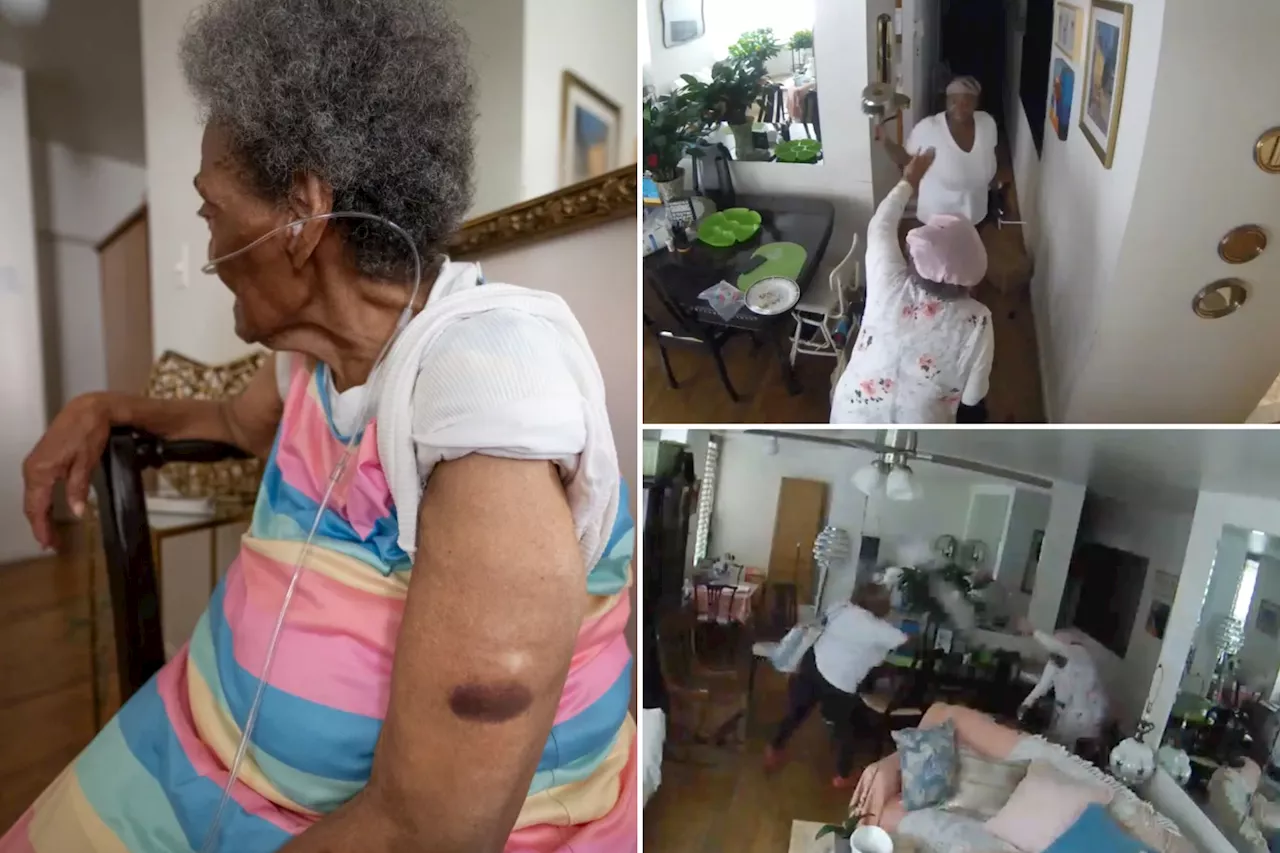 Elderly NYC woman, 95, beaten by home health aide in chilling video: 'Could see her begging'