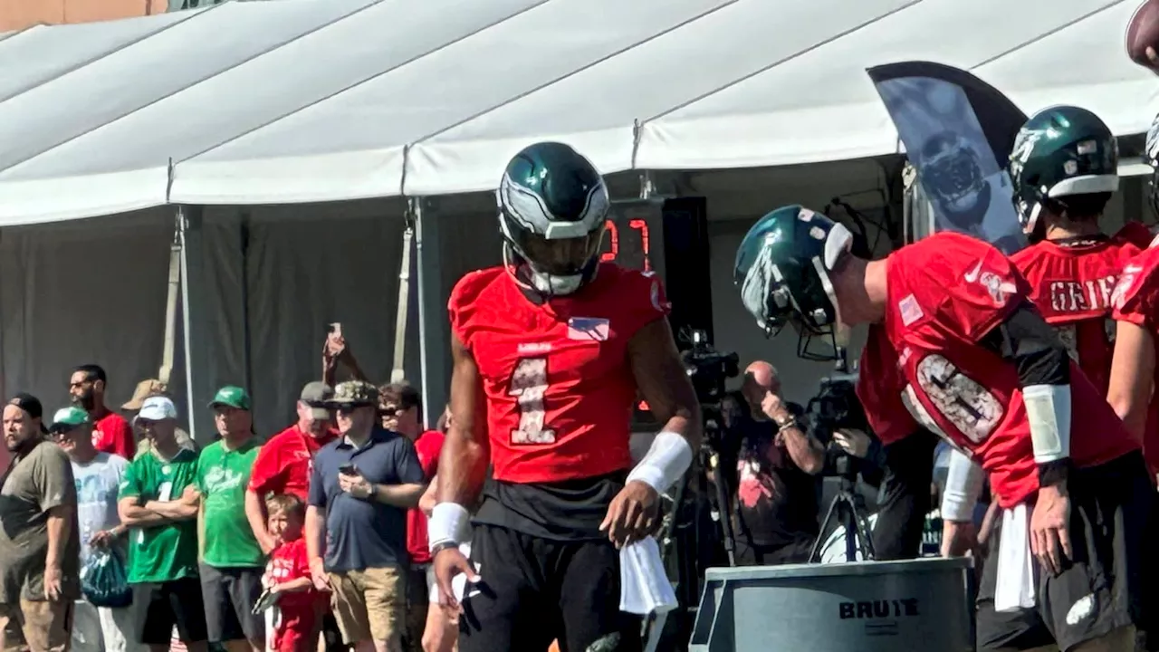 Eagles Training Camp Day 3: Hurts Stays Sharp, Lando Returns And A Surprise At RG