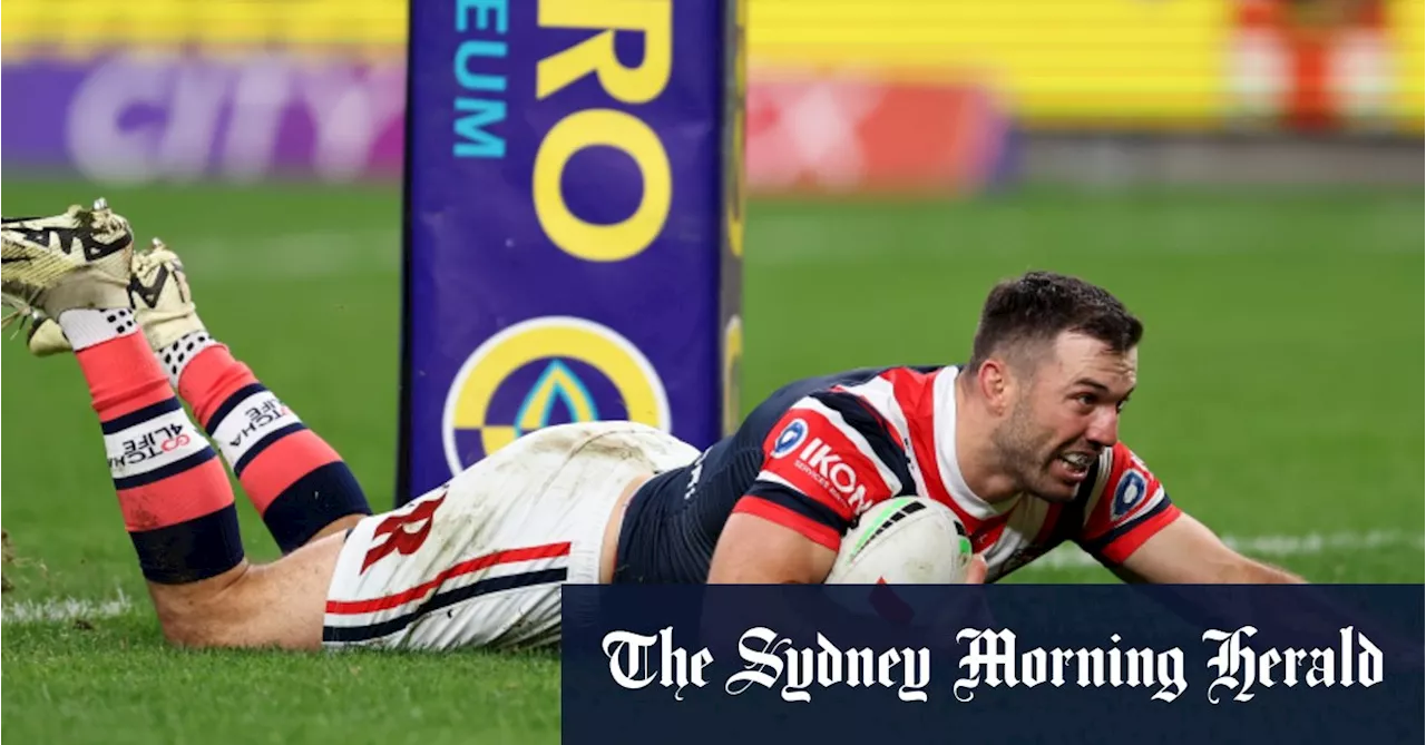 Roosters survive scare in NRL win over Manly