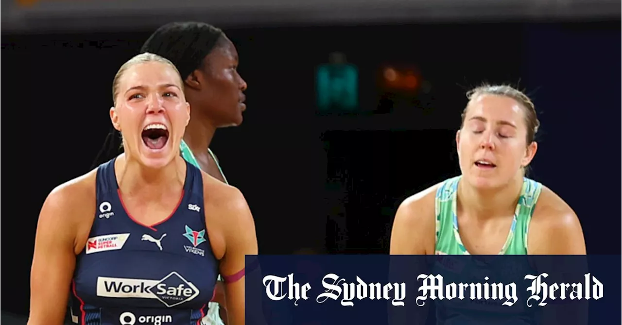 Vixens survive super-shot barrage to surge into Super Netball grand final