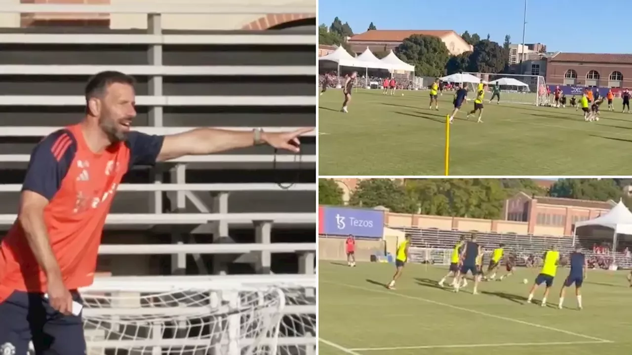 Man Utd fans spot huge concern during footage of Ruud van Nistelrooy's special training drills