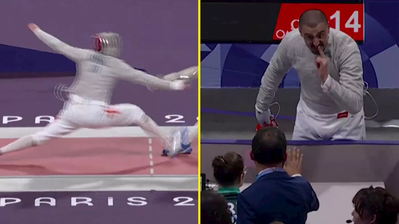 Olympic fencer Sandro Bazadze rages referees have ‘killed me’ after screaming at officials following def...