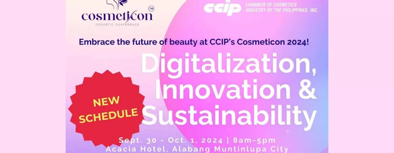 Dive into the future of beauty at CCIP's Cosmeticon 2024