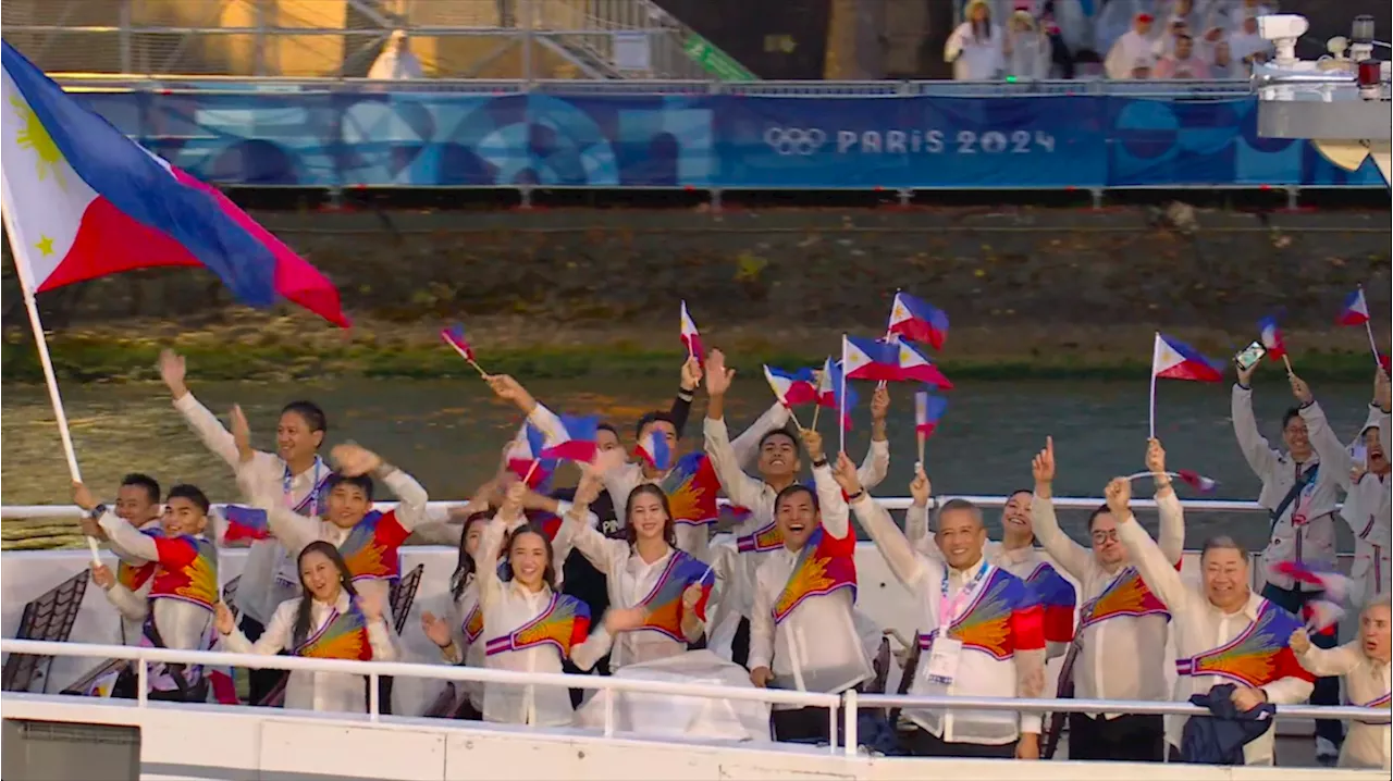 Filipino athletes in high spirits during Paris Olympics opening ceremony