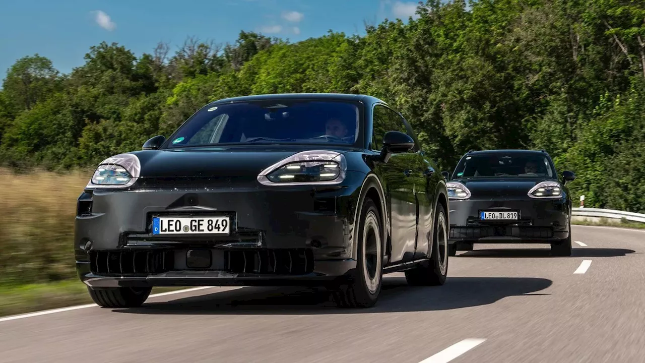 This is your first look at the first electric Porsche Cayenne