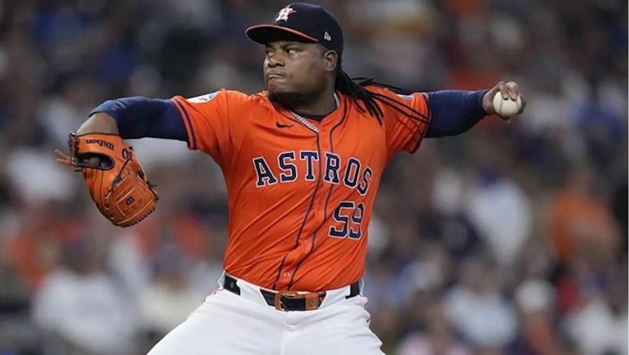 Valdez strikes out 10 as Astros shut down Dodgers