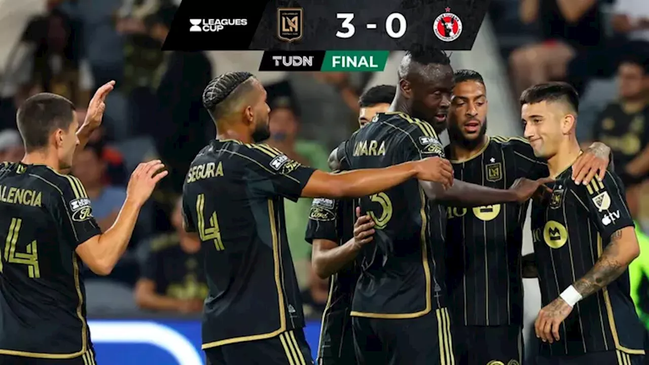 LAFC vs. Xolos Tijuana: Goles, video y resultado del partido de Leagues Cup 2024