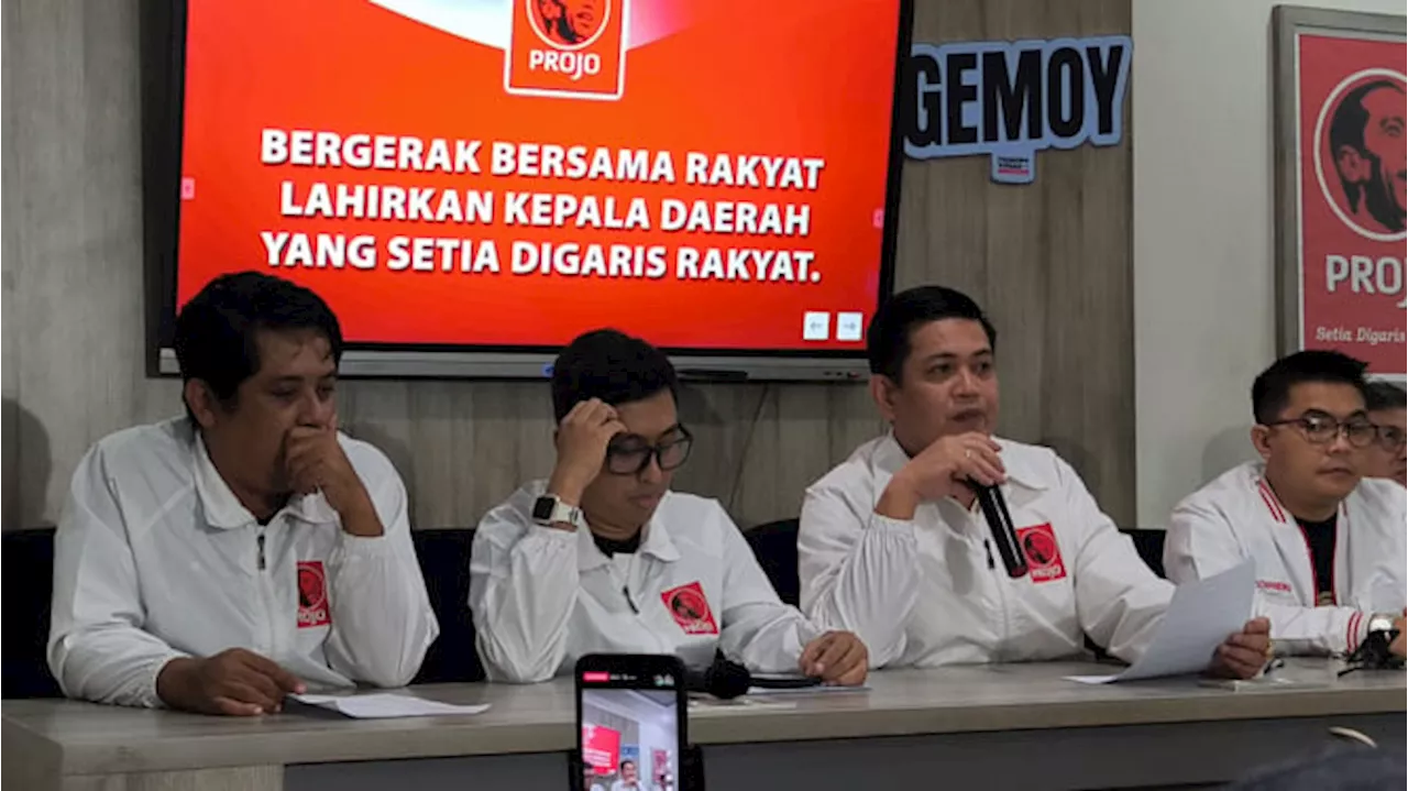 Projo Undang Jokowi, Prabowo hingga Gibran ke Kongres September 2024