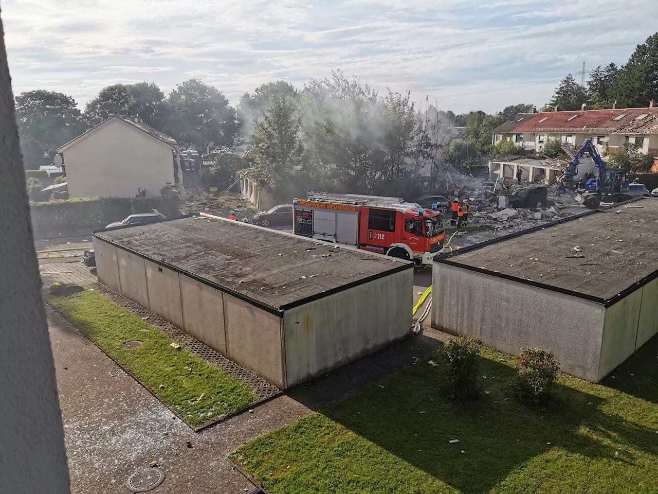 Explosion in Reihenhaus in Bayern - Gasdefekt als Ursache vermutet