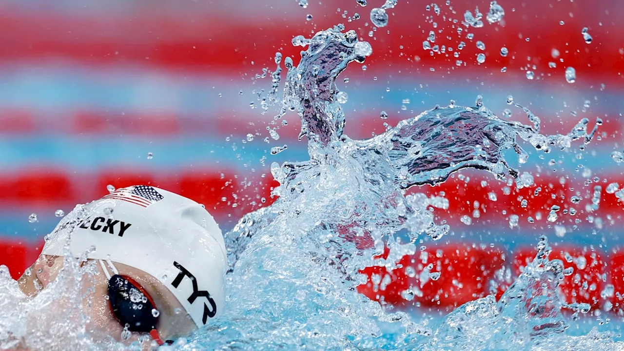 Paris Olympics 2024 live updates: Ariarne Titmus wins 400-meter freestyle ‘race of the century’; Katie Ledecky finishes third