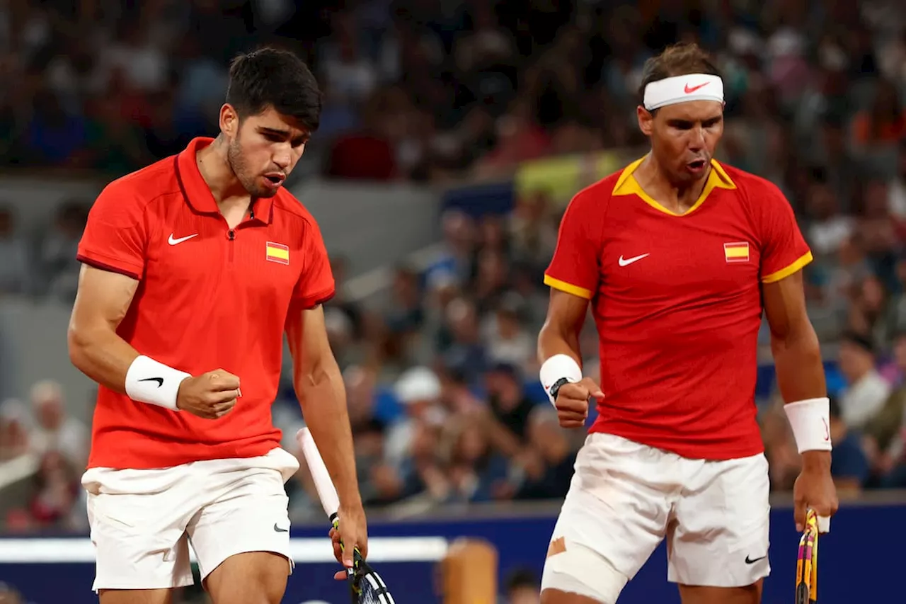 Nadal y Alcaraz debutaron con victoria en dobles de los Juegos Olímpicos de París 2024