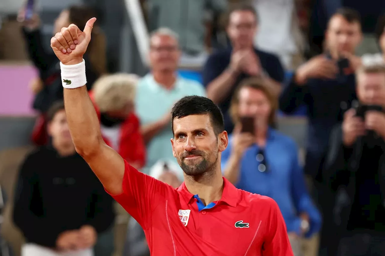 Novak Djokovic superó con tranquilidad a Matthew Ebden en su debut en los Juegos Olímpicos